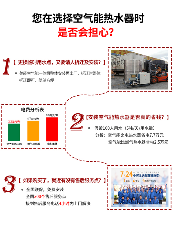 2噸空氣能熱水器